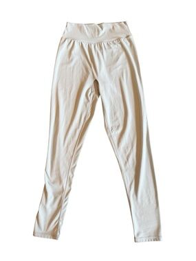 P'tula Cream High-Waist Leggings